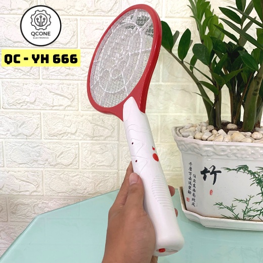 Vợt bắt muỗi chính hãng QCONE YH666 sạc điện thiết kế nhỏ gọn đơn giản