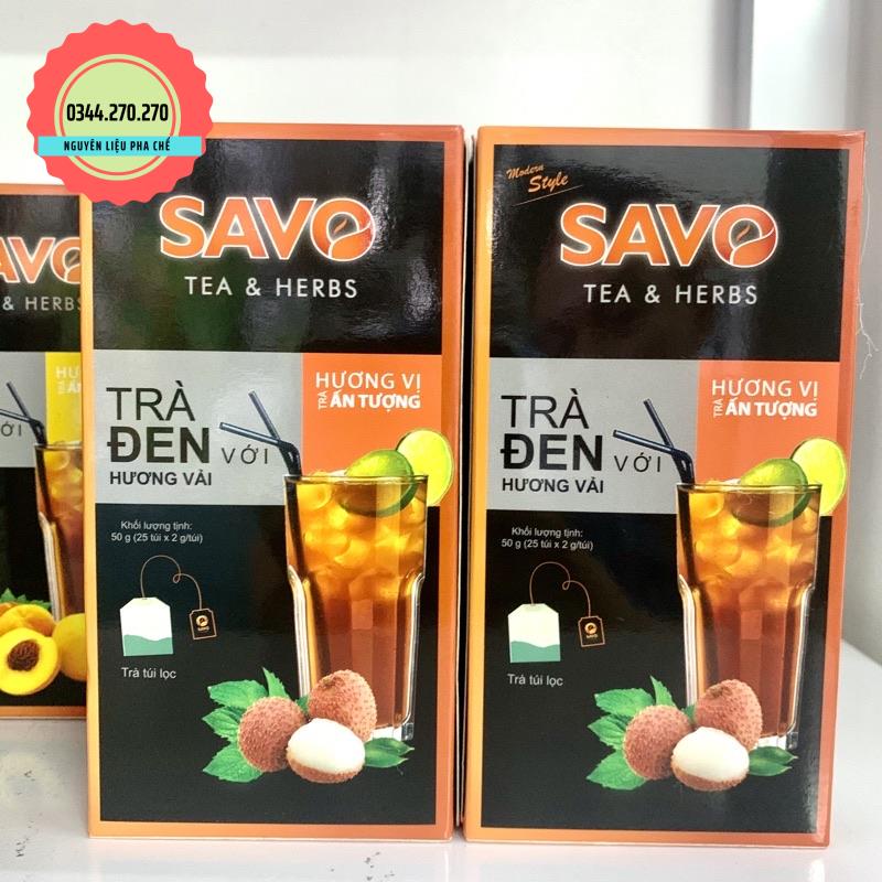 Trà SAVO túi lọc hương Vải (2g*25 túi)