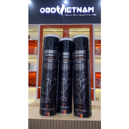 Chai xịt vệ sinh nội thất, Dung Dịch Làm Sạch Simili, Da, Nệm,Tapis, Nội Thất, Tableau Senfineco 9988 650ml