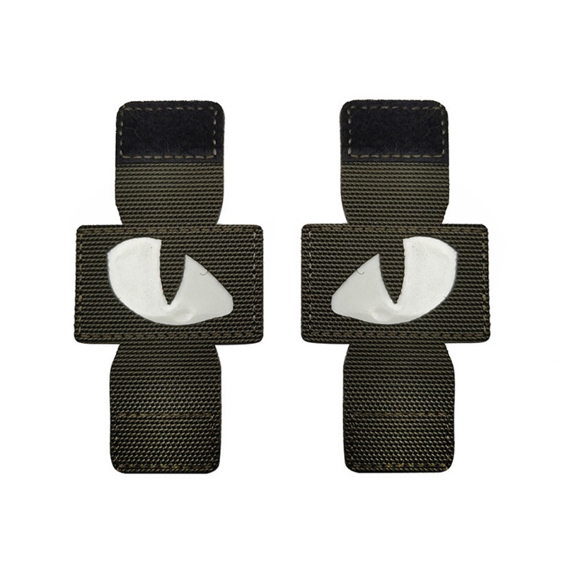 Miếng Dán Ủi Quần Áo Hình Mắt Mèo Màu Dạ Quang Độc Đáo DIY