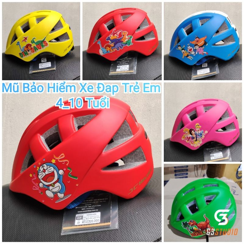 <<BigSale>>Mũ Bảo Hiểm Xe Đạp Trẻ Em Free Size 4 Tuổi Đến 10 Tuổi