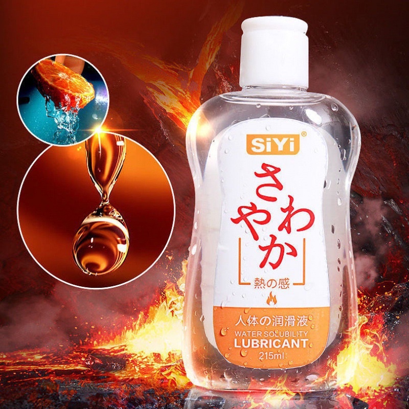 Gel Bôi Trơn SiYi đỏ, Bắt nhiệt, siêu trơn, gốc nước 215ml