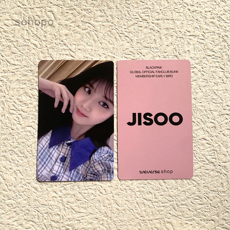 Set 4 Thẻ Hình Lomo In Hình Nhóm Nhạc Kpop BLACKPINK
