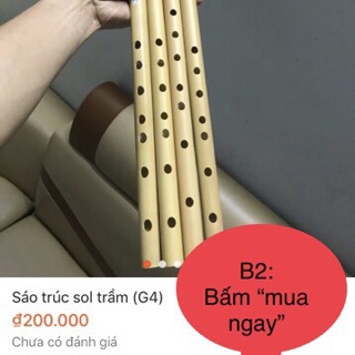 Sáo bầu 2 bè cao cấp (free ship)