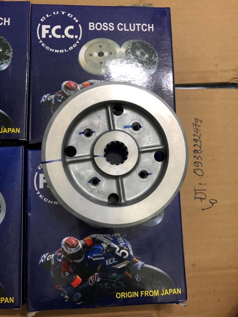 Cặp nhôm nồi sau EX 135 tay côn đời zin hãng FCC
