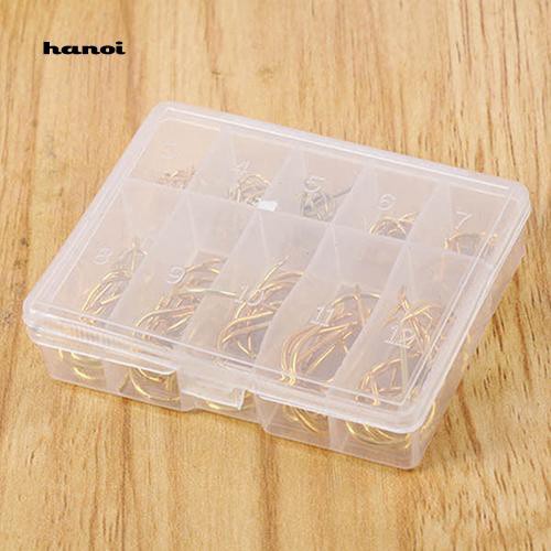 Bộ 100 lưỡi câu cá nhiều kích thước chất lượng cao