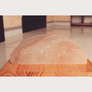 Viên đá muối hồng Himalaya đá cong massage chân