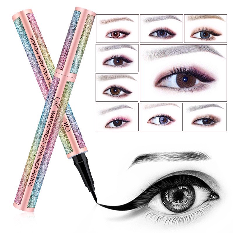Kẻ Mắt Nước chống trôi, không lem Eyeliner BingKe Cầu Vòng Kim Tuyến Chính Hãng