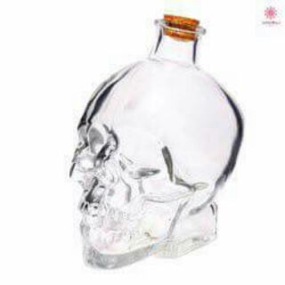 BÌNH THỦY TINH ĐẦU LÂU NÚT GỖ 400ml