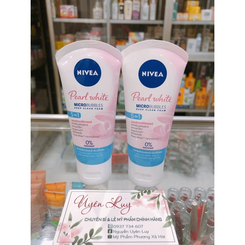 Sữa rửa mặt Nivea trắng da 50g