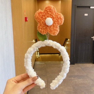 Bờm cài tóc hoa lò xo
