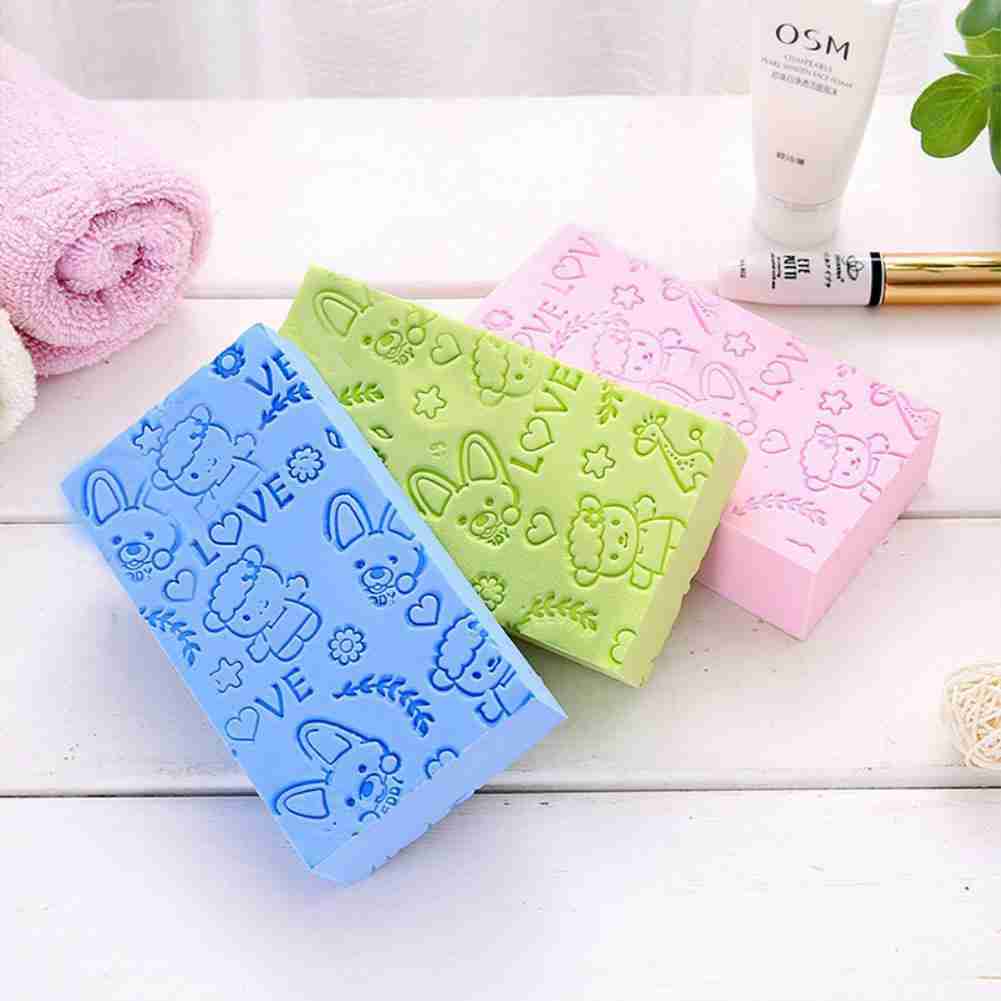 Bông Tắm Tẩy Tế Bào Chết Họa Tiết Hoạt Hình Phong Cách Hàn Quốc B6X3