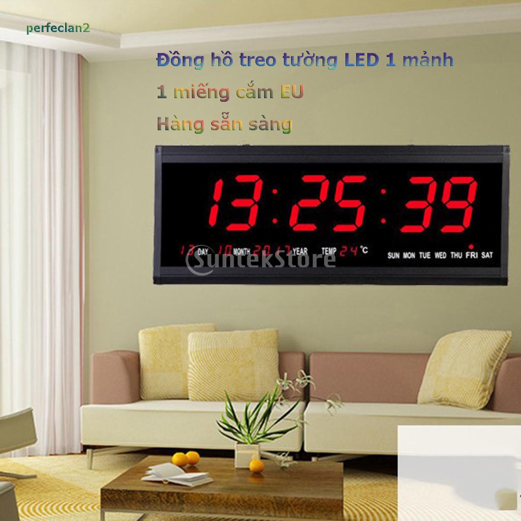 ✨Hàng sẵn sàng✨Đồng hồ điện tử LED treo tường cỡ lớn