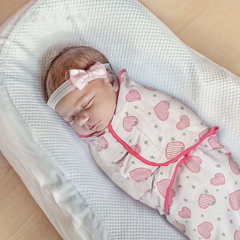 Chăn Quấn Bé Sơ Sinh Bằng Cotton Mềm Mại Tiện Dụng