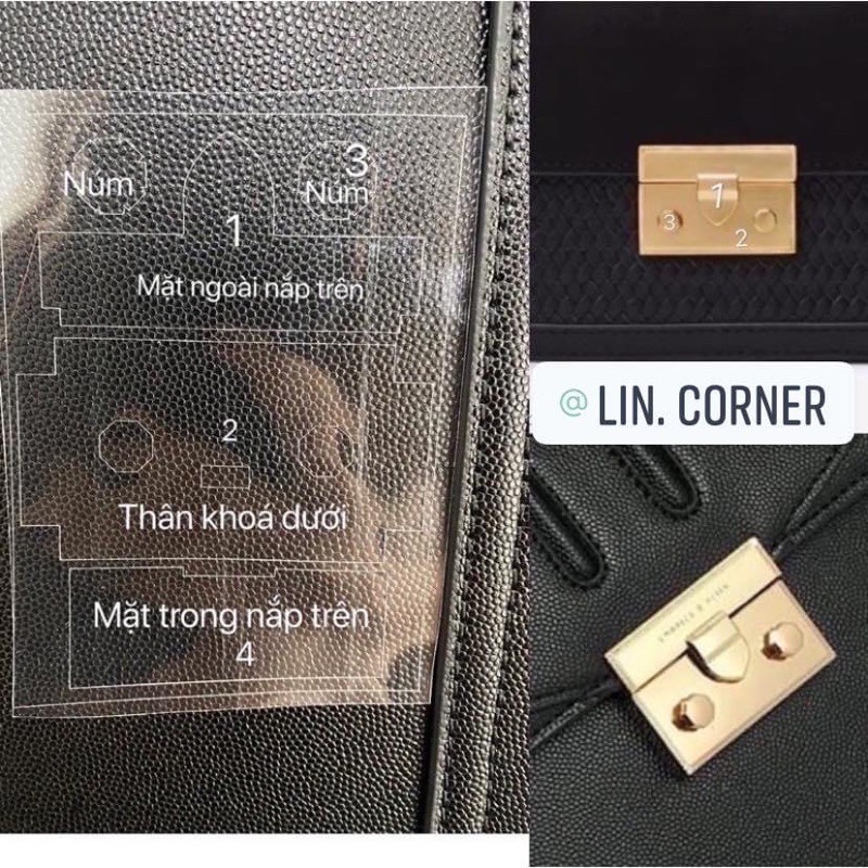 MIẾNG DÁN KHOÁ TÚI CNK- CÁC MẪU