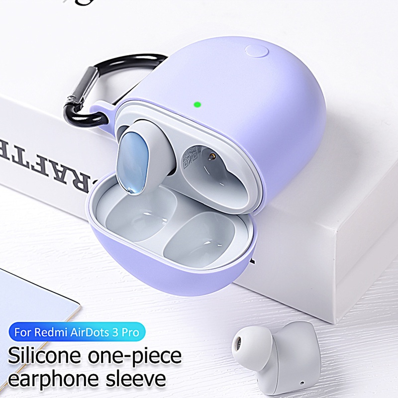Vỏ Bảo Vệ Hộp Sạc Tai Nghe Xiaomi Redmi AirDots Buds 3 Pro Bằng Silicon Mềm Chống Rơi Màu Kẹo