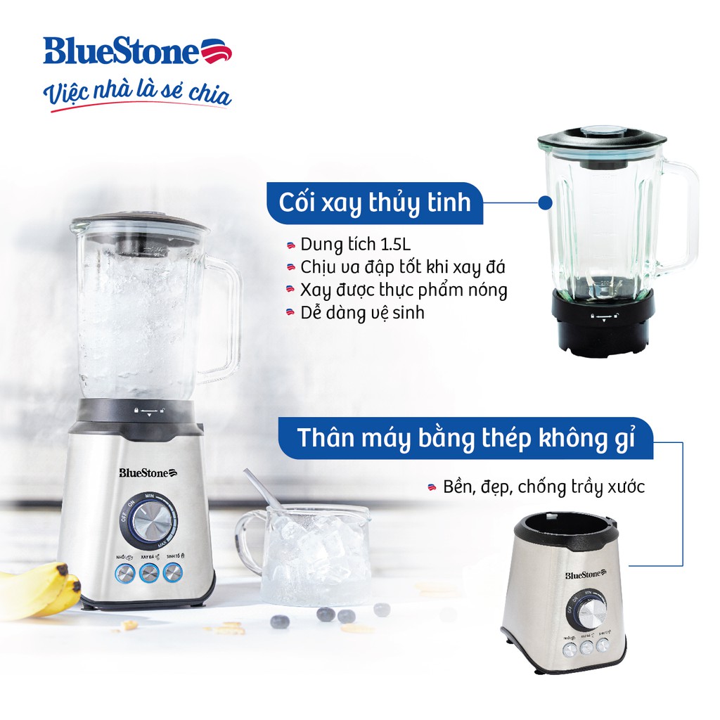 Máy Xay Sinh Tố BlueStone BLB-5339 - Hàng Chính Hãng