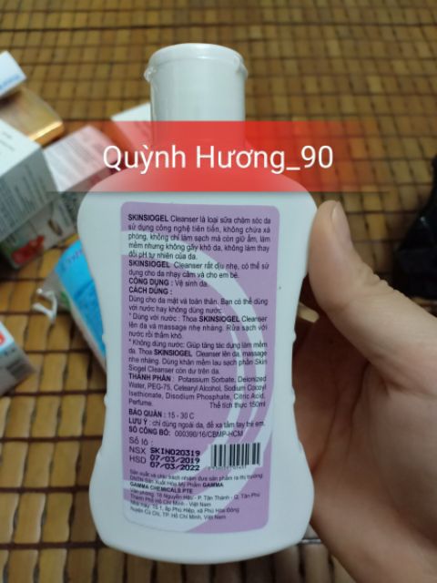 Sữa rửa mặt SKINSIOGEL 150ml