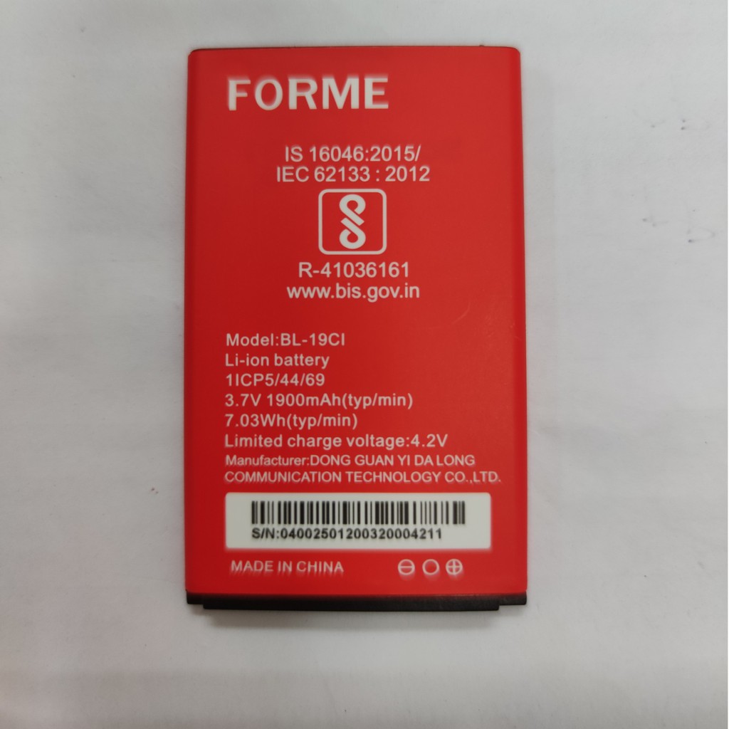 Pin Forme Duos1900 - BL-19CI 1900mAh