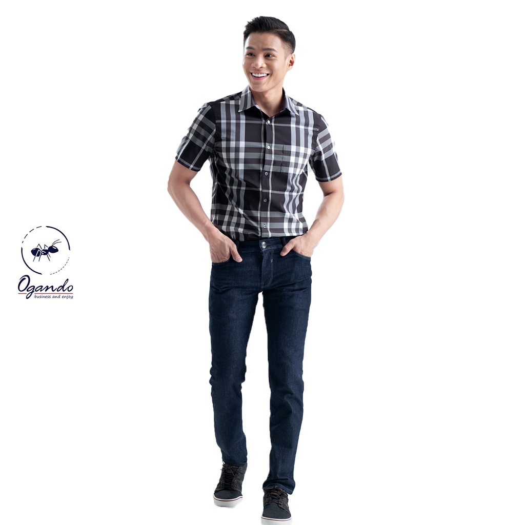 Quần Jean cao cấp màu xanh Denim cổ điển Ogando - Co To