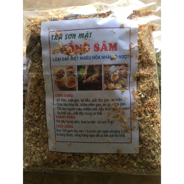 1kg Trà sơn mật hồng sâm(loại đặc biệt nhiều hoa nhài, cỏ ngọt)🌸