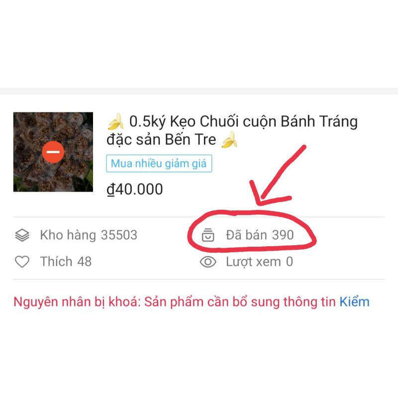 0,5Kí- Kẹo chuối cuộn đặc sản Bến Tre