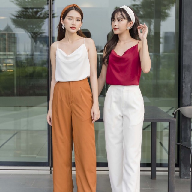 Quần ống rộng kèm tuban
