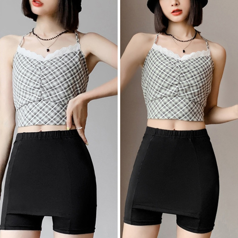 Quần Short Mặc Trong Váy Hai Lớp Không Đường May An Toàn Tiện Dụng