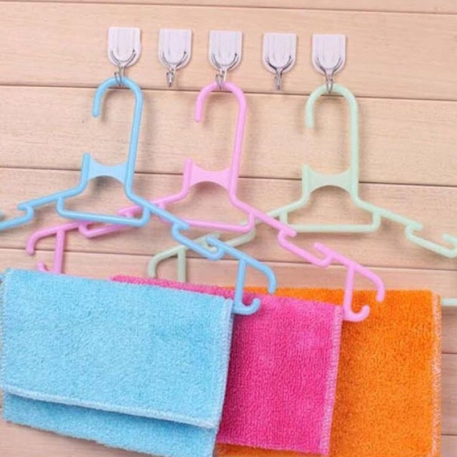 Set 6 Móc Treo Đồ Dùng Dán Tường Tiện Lợi
