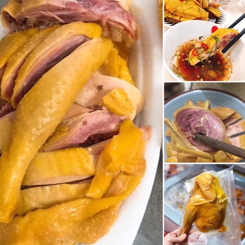 Gà ủ muối ( 1/2 con ) và các món khác kèm ( giao hỏa tốc HCM )