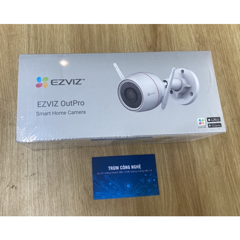 Camera IP WiFi Ngoài Trời EZVIZ C3TN 3MP 2K Siêu Nét , Có Màu Ban Đêm, Còi Hú Báo Động