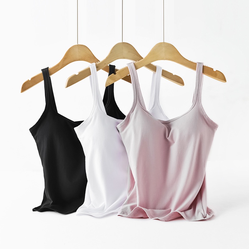Áo Tank Top Cổ Vuông Có Đệm Mút