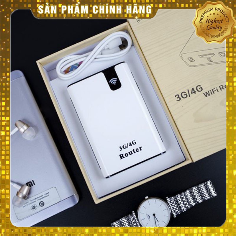 Bộ phát Wifi di động 4G không dây Siêu khỏe Mifi, Thiết kế nhỏ gọn, Công nghệ mới kiêm Sạc dự phòng 7800mAH cực trâu