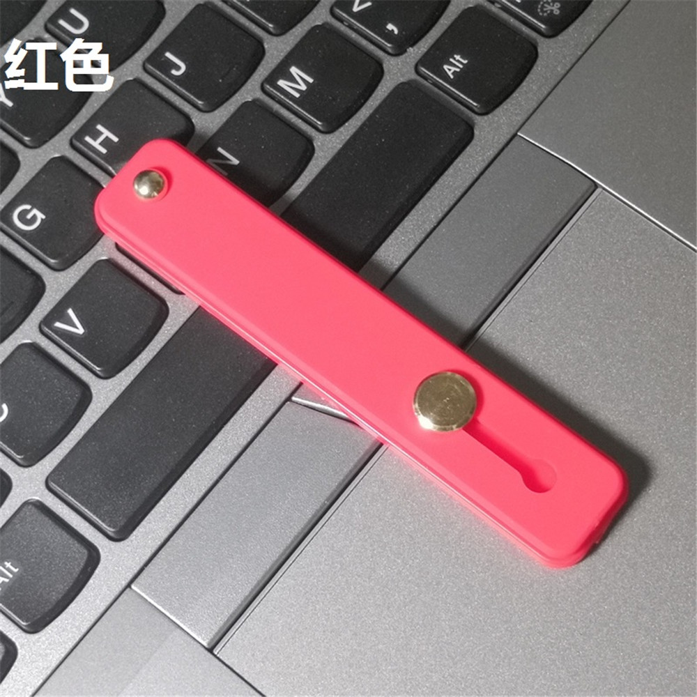 Dây đeo cổ tay gắn điện thoại bằng silicon màu trơn đa năng