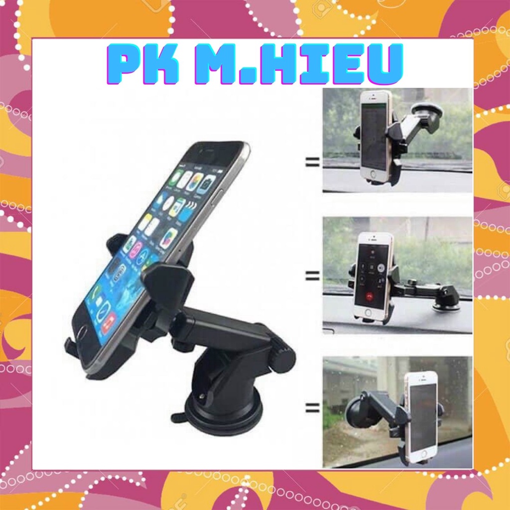 Giá đỡ điện thoại trên ô tô LongNeck Thích Hợp Nhiều Vị Trí Trên Xe Hơi xoay 360 độ
