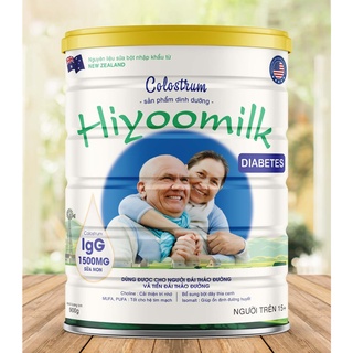 Sữa bột dinh dưỡng cho người tiểu đường - hiyoomilk diabetes hộp 900g