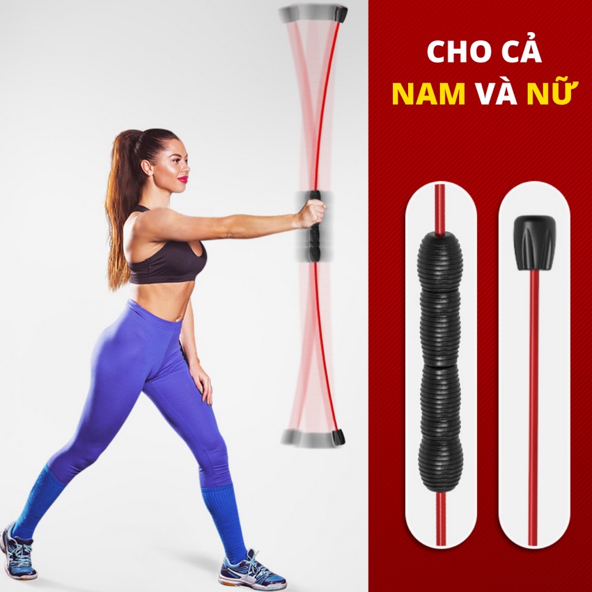 Thanh Tập Gym Đàn Hồi Giảm Mỡ Toàn Thân - Tập Luyện Tại Nhà
