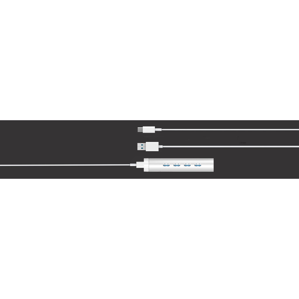 Bộ chia USB HUB 4 cổng USB 3.0 Type C ORICO ARH4-U3-SV- Nhà Phân Phối Chính Hãng