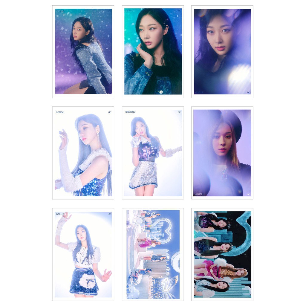 [Ép Lụa] Lomo Card 18 Ảnh AESPA - Forever Teaser Photos