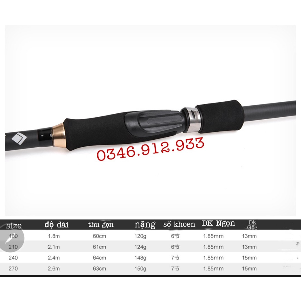 Cần Câu Lure Rút Gọn LEO Fishing Chuyên Đồ Câu Lure _Cần Câu Cá Lóc