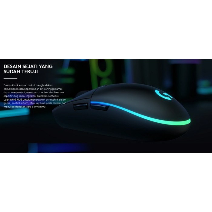 Chuột Gaming Logitech G102 Prodigy 100% - Màu Trắng / Đen