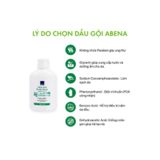 Dầu gội tắm khô Abena 100ml