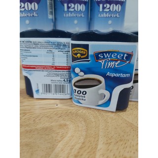 Đường dành cho người ăn kiêng và tiểu đường type 1, 2  SWEET TIME 4.5 gr 100 viên (Hãng Kruger – Đức)