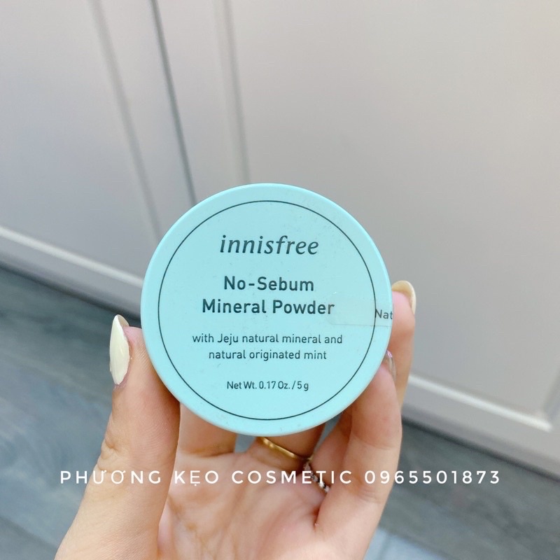 Phấn Phủ Bột Kiềm Dầu Không Màu Innisfree No-Sebum Mineral Power