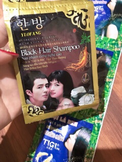 Combo 10 gói dầu gội đen tóc