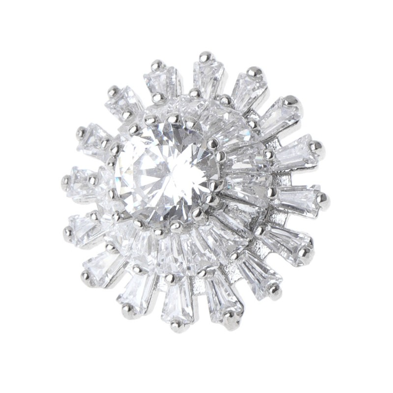 1 Kẹp Hợp Kim Đính Đá Trang Trí Giày Dép