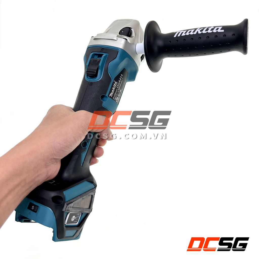 Máy mài góc 100mm dùng pin 18V Makita DGA414Z (không pin sạc) | DCSG