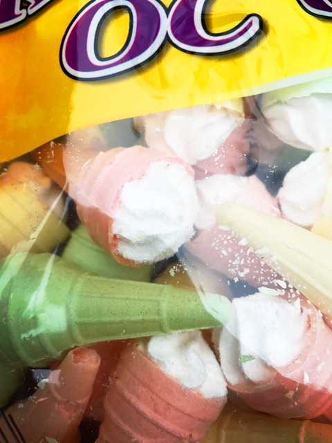Kẹo Kem Bông Ốc Quế, Kẹo Bông Gòn Marshmallow, đồ ăn vặt tuổi thơ, Tiệm ăn vặt Thuỳ Bùi