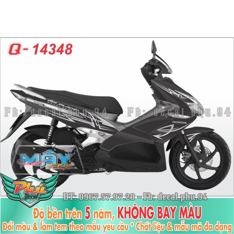 Tem rời Aribalde Tem rời trắng dán xe đen 2011 -1
