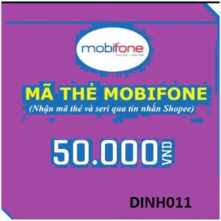 Thẻ mobiphone 50k